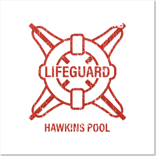 Hawkins Lifeguard 1985 Posters and Art